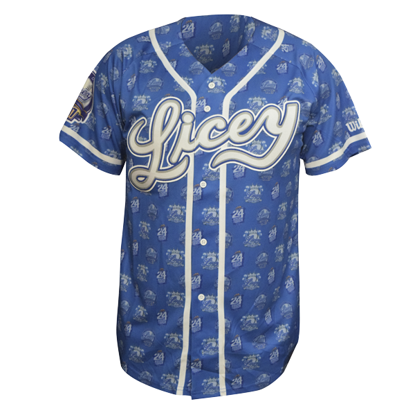 Jersey J6487 azul estampado